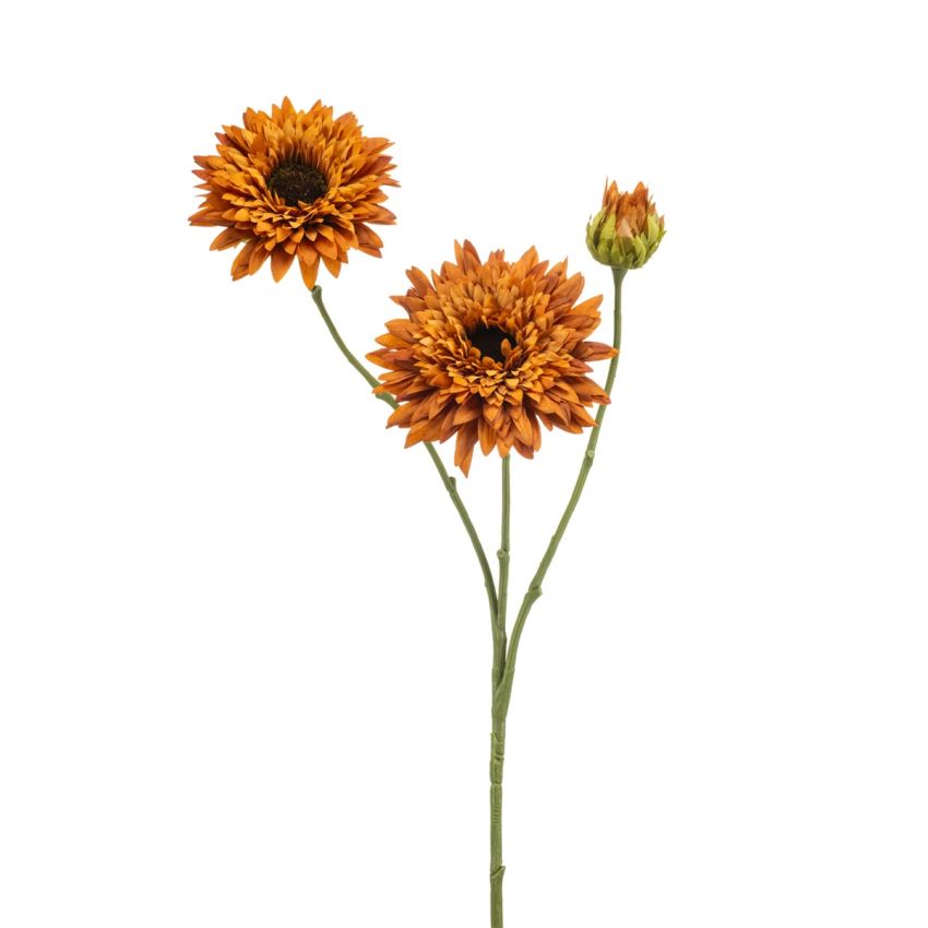 Helianthus spray orange 70cm