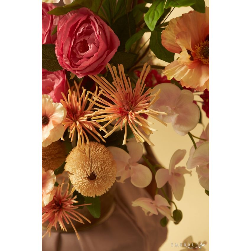 Gerbera spider RT lt orange 60cm