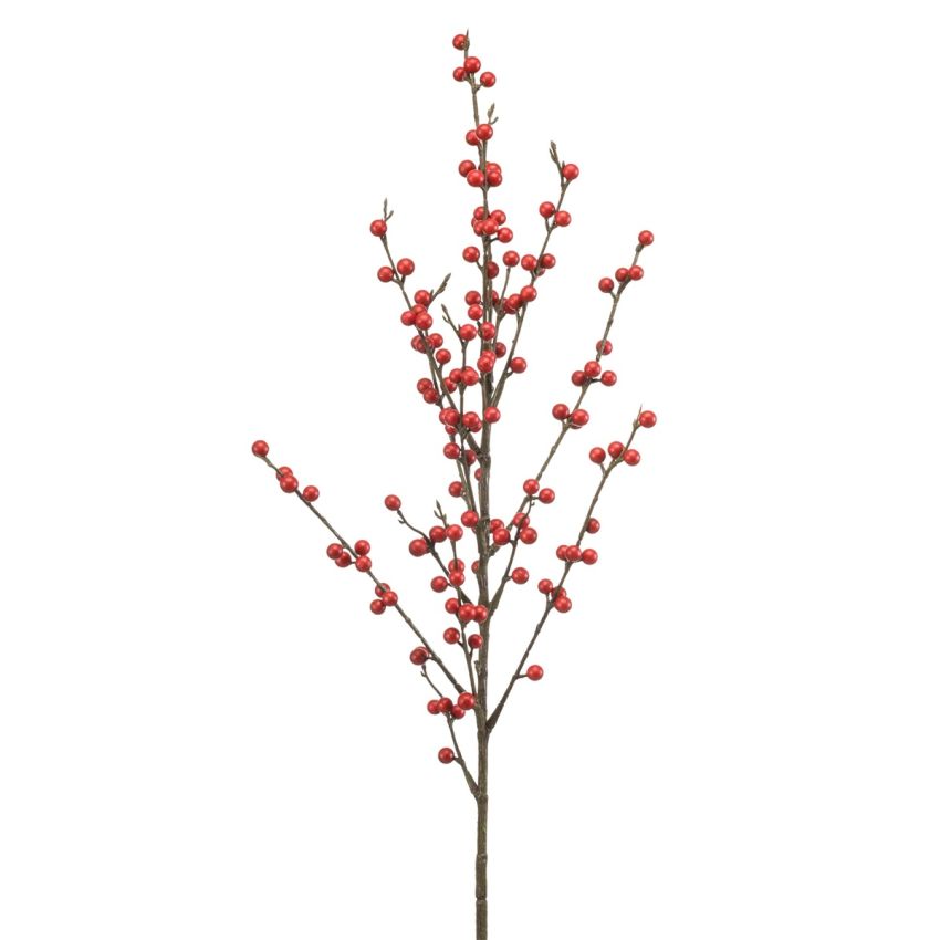 Ilex berry spray red 90cm