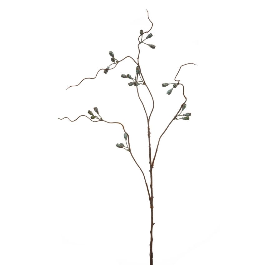 Eucalyptus seed spray grey 90cm