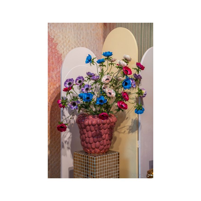 Anemone spray blue 75 cm