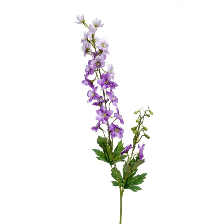 Delphinium spray lt purple 77cm