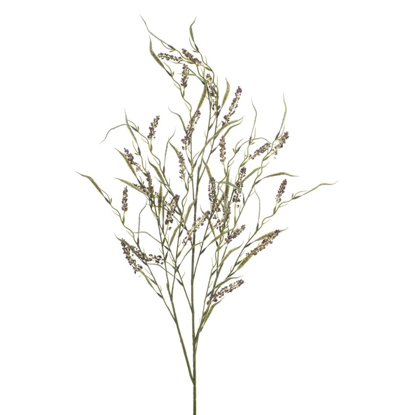 Grass flower spray purple 110cm