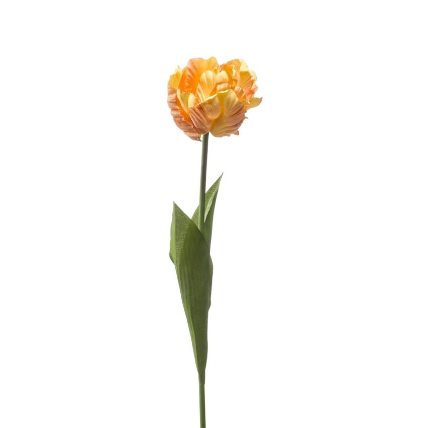 Tulip paris spray yellow/peach 66cm