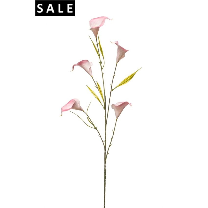 Calla spray x5 pink 85cm