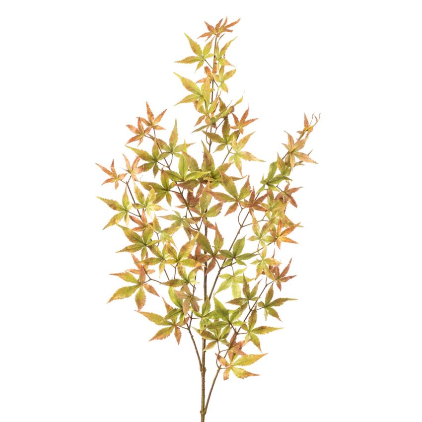 Japanese maple spray green/brown 110cm