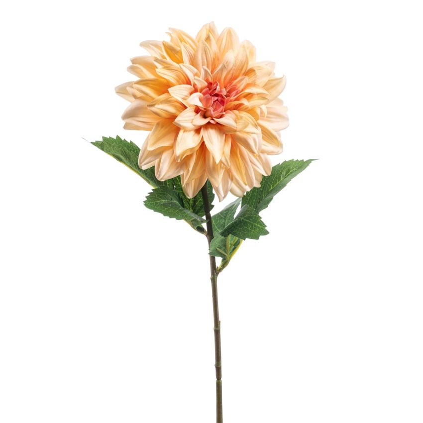 Dahlia spray peach 65cm
