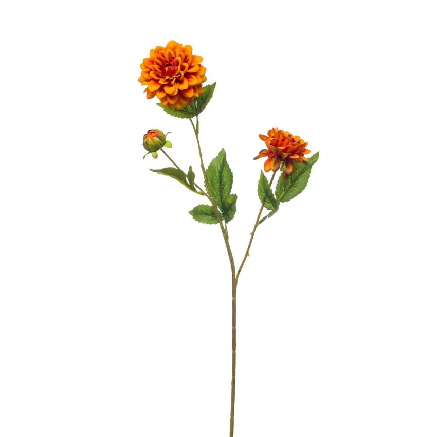Dahlia mini spray orange 68cm