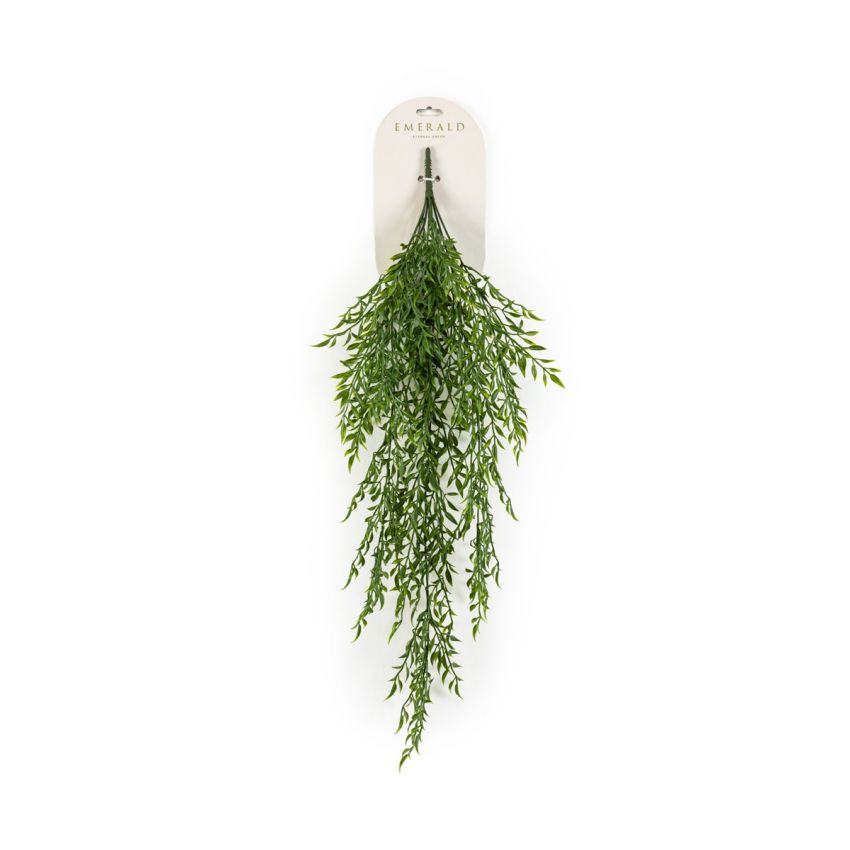 Bamboo mix hanging bush green 80cm