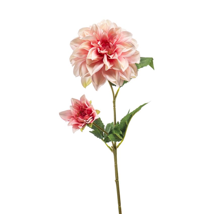 Dahlia w bud spray lt pink 60cm