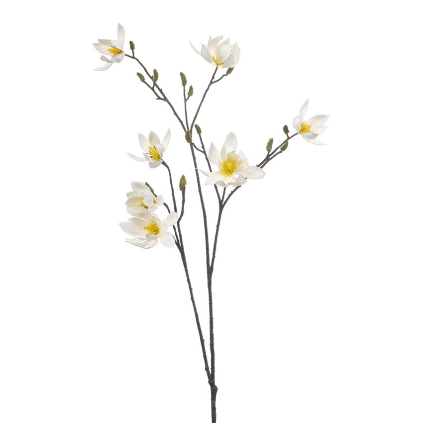 Magnolia spray x3 white 103cm
