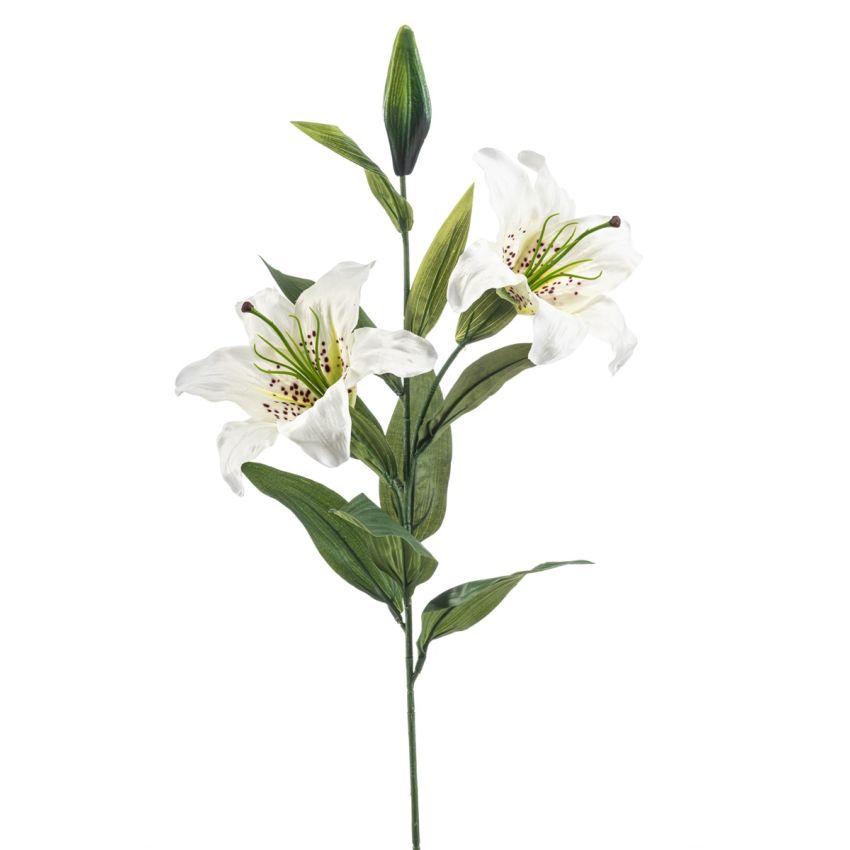 Lily spray white 85cm