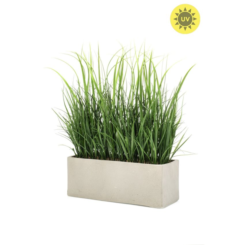 Grass UV in square deco 85cm