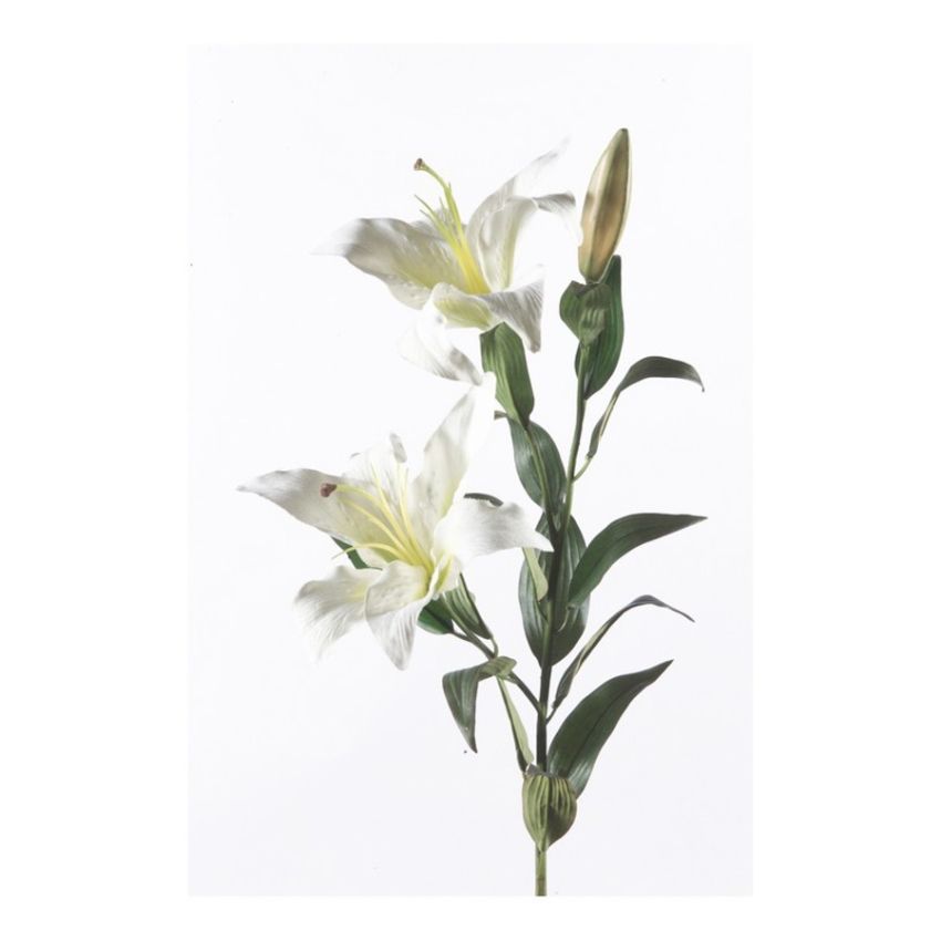 Lily spray 95cm white