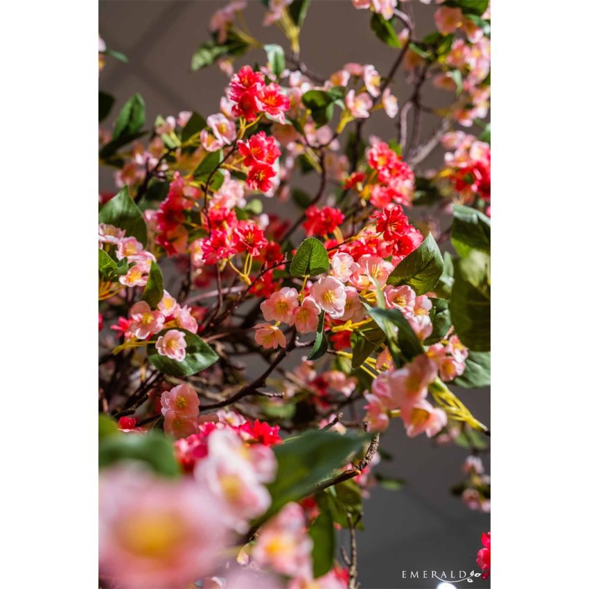 Blossom plum spray hot pink 88cm