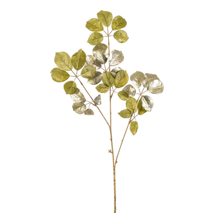Schefflera spray tt green metallic 85cm