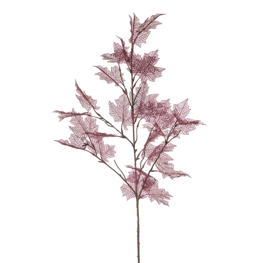 Maple lvs spray burgundy 80cm