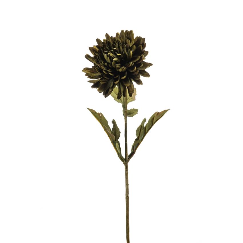 Chrysantum spray green 58cm