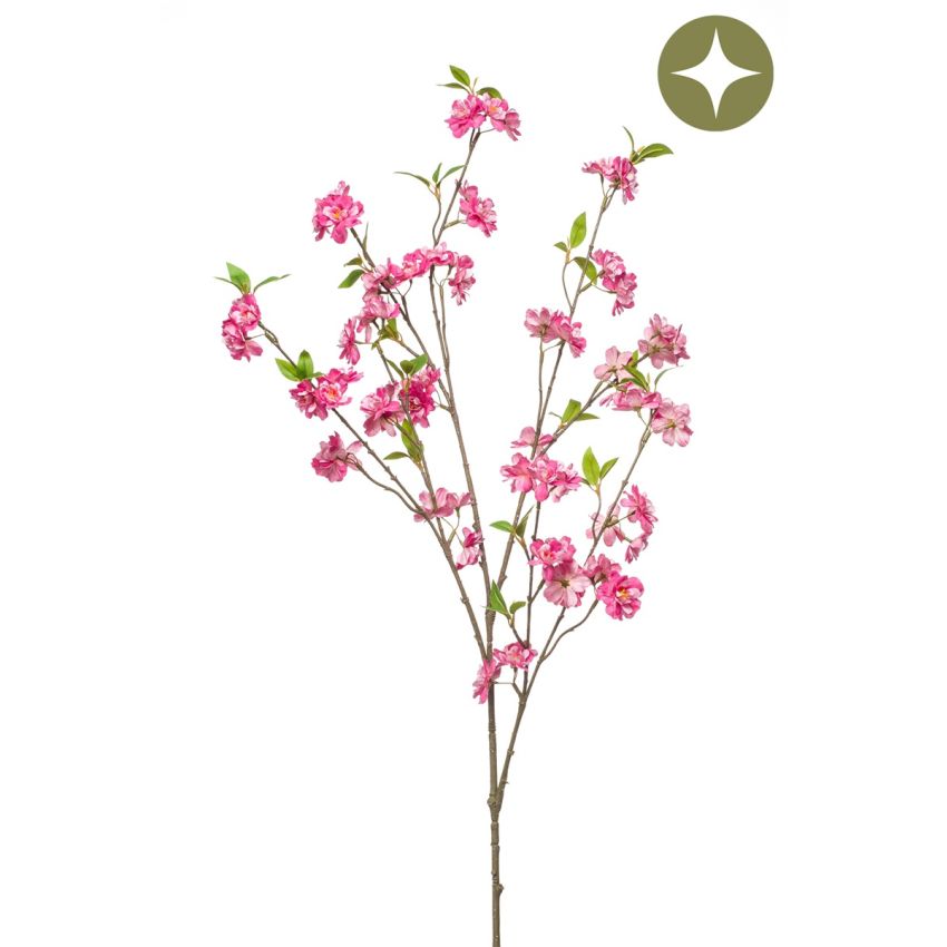 Blossom cherry spray fuchsia 120cm