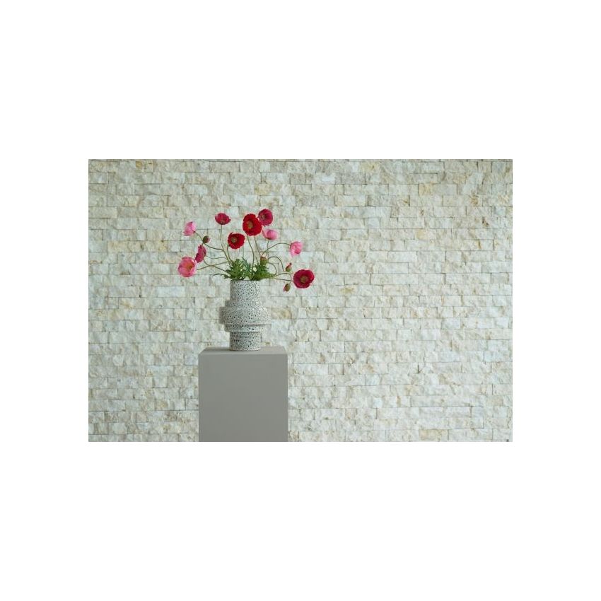 Poppy spray red 75cm