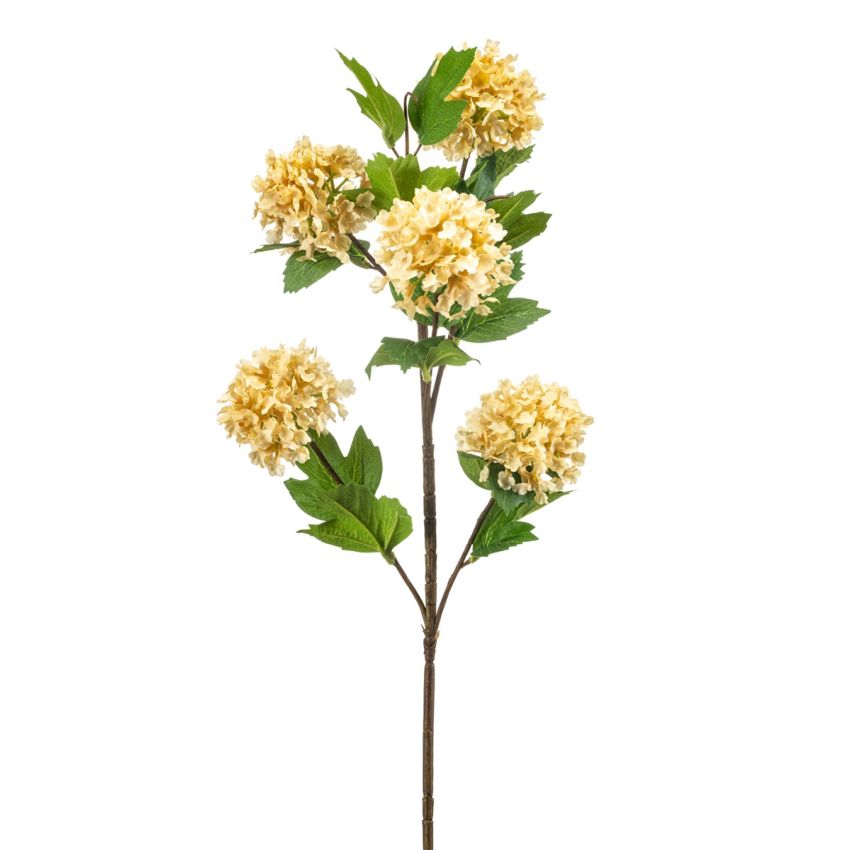 Viburnum spray beige 77cm