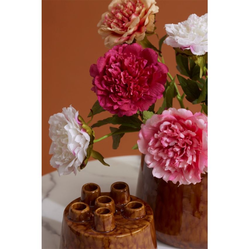 Peony spray RT tt pink 56cm