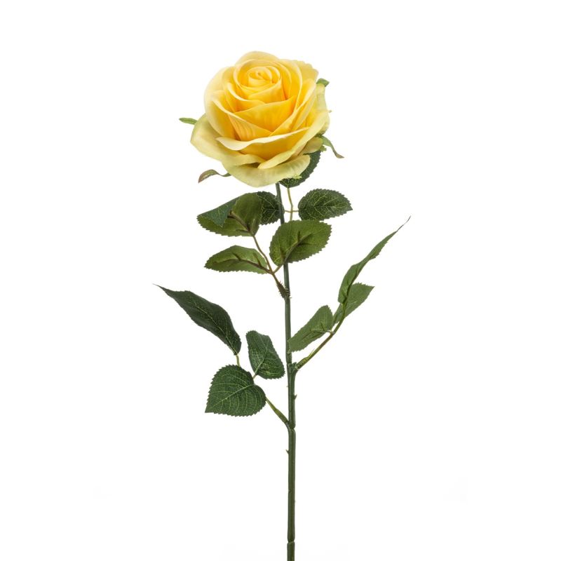 Rose jolie spray yellow 65cm