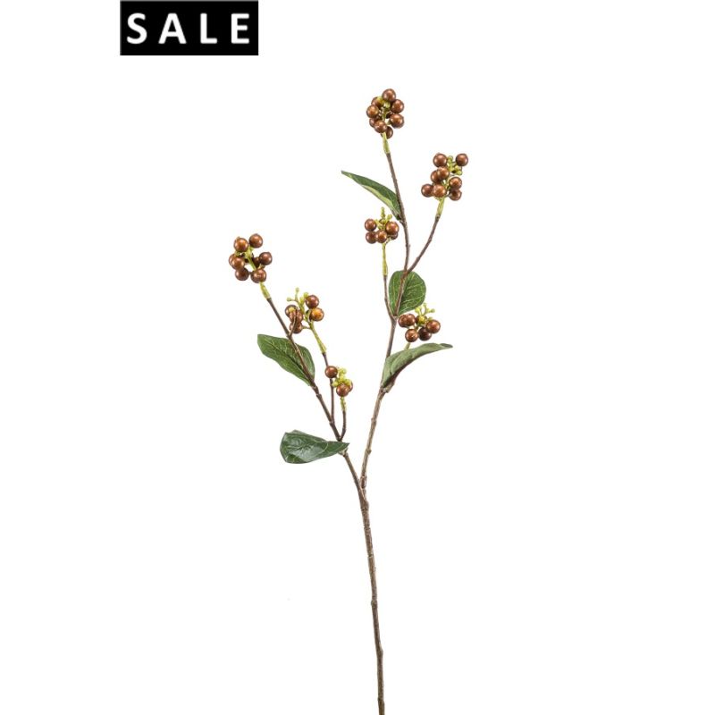 Snowberry spray brown 73cm