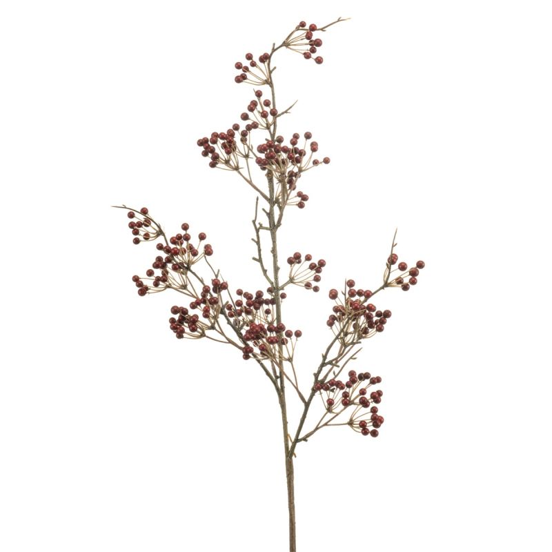 Berry spray dk red 80cm