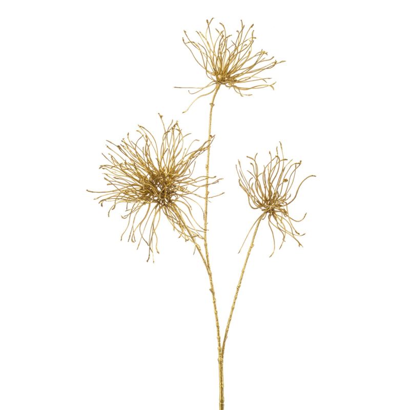 Thistle spray gold 95cm
