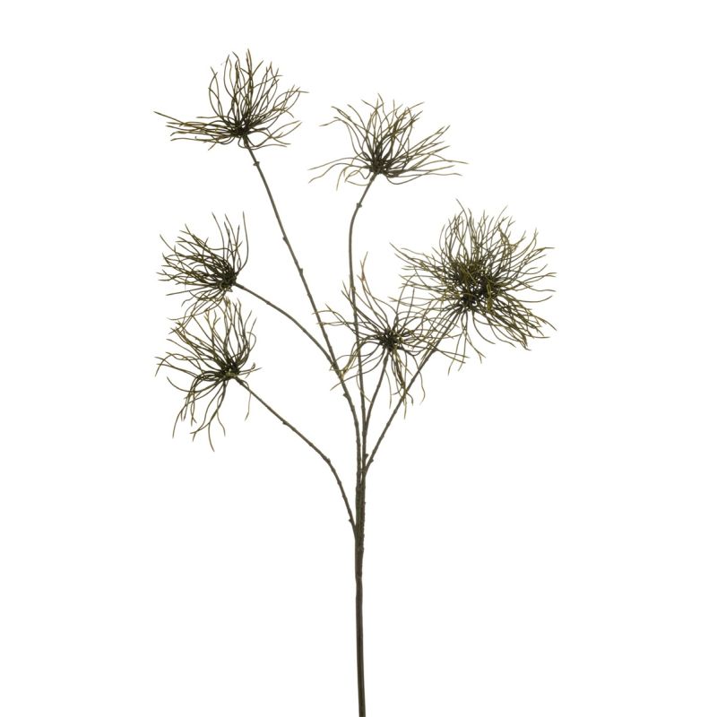 Anemone seed spray green 110cm