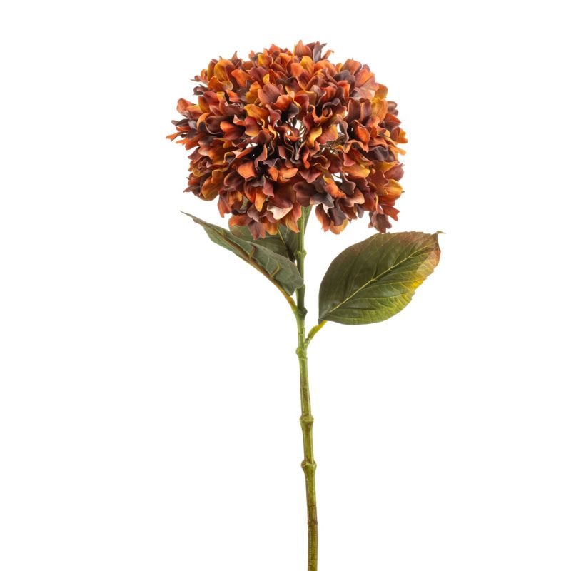 Hydrangea spray orange 75cm