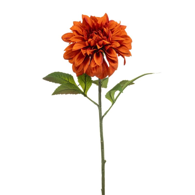 Dahlia spray orange 75cm