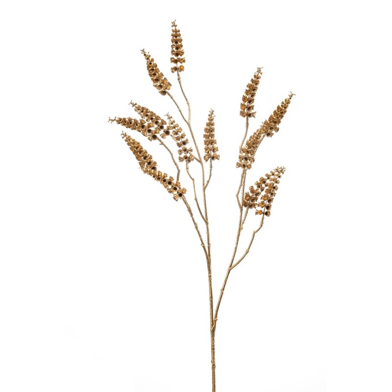 Phytolacca spray gold glitter 90cm