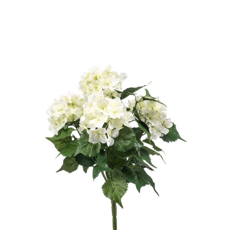 Hydrangea bush white/green 38cm