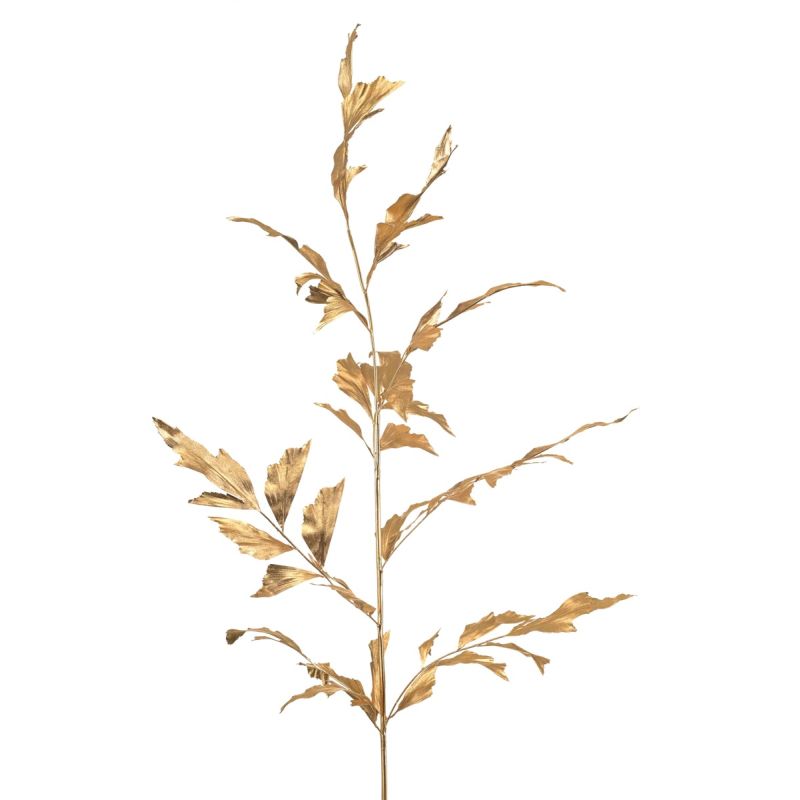Fishtail palm spray gold 130cm