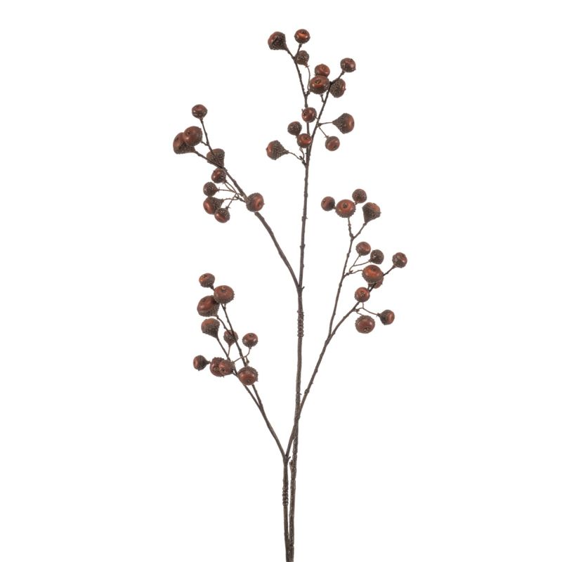 Oak fruit spray brown 95cm