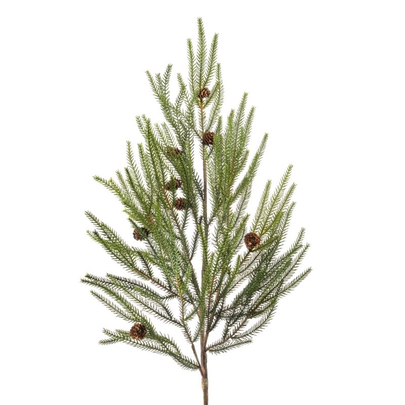Pine branch w cones 105cm