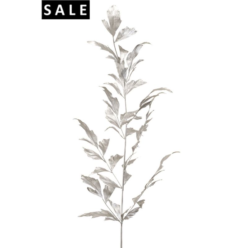 Fishtail palm spray silver 130cm