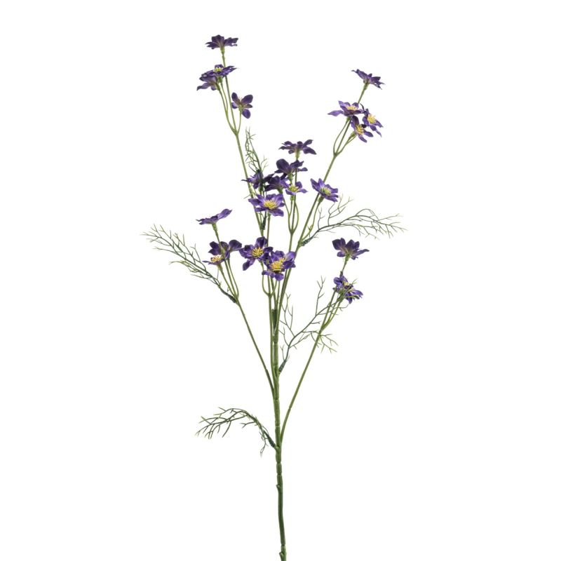 Wild flower spray purple 75cm