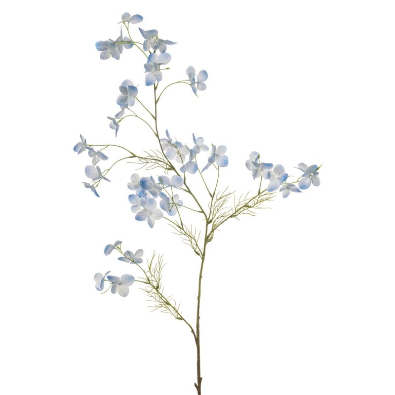 Hydrangea spray blue 105cm