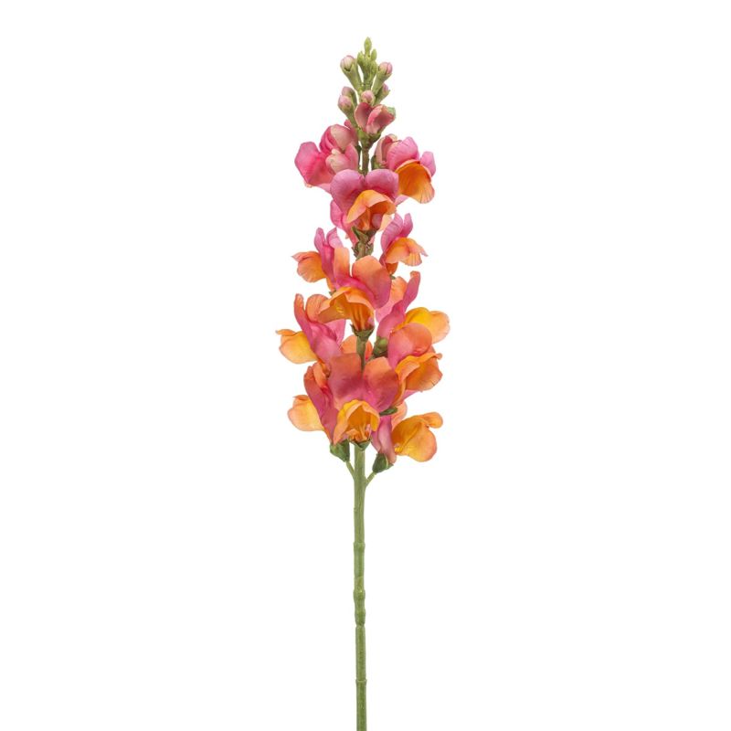 Antirrhinum spray pink/orange 78cm
