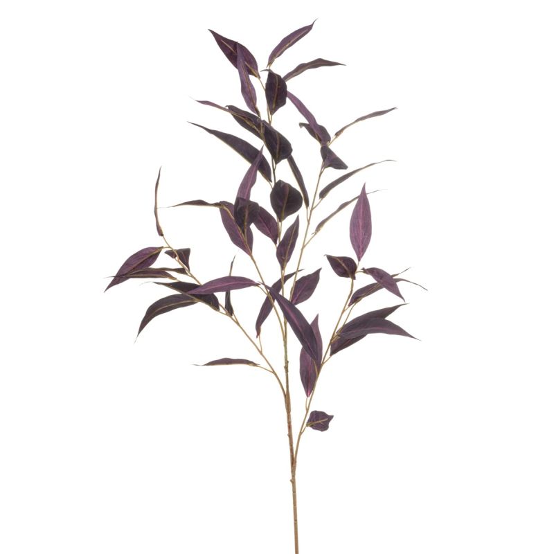 Eucalyptus spray burgundy 95cm