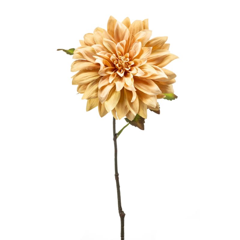 Dahlia spray peach 55cm