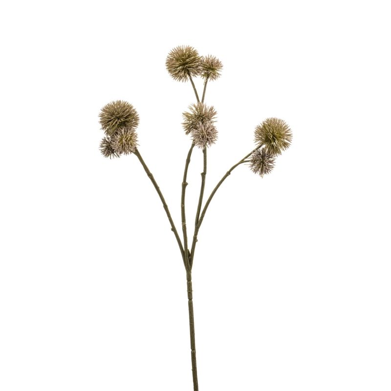 Pompon spray grey/purple 55cm