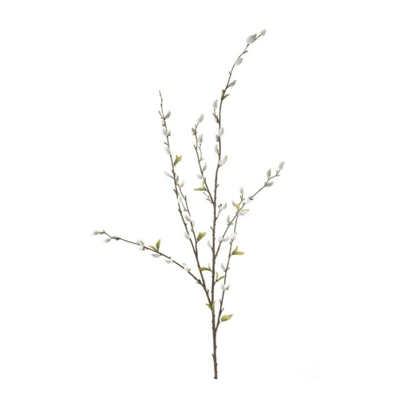 Pussy willow spray lt green 120cm