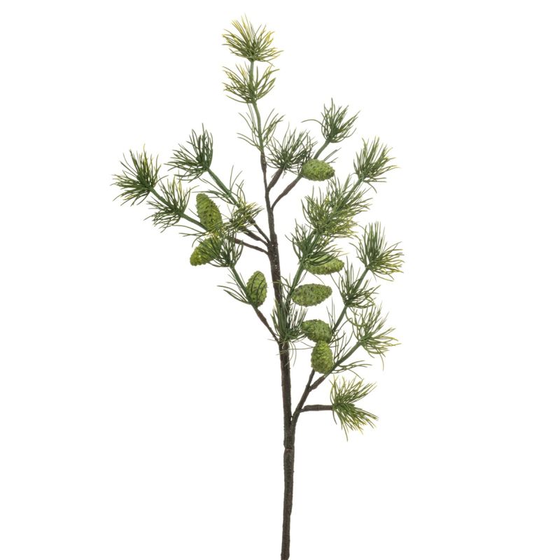 Larix spray w cone green 95cm