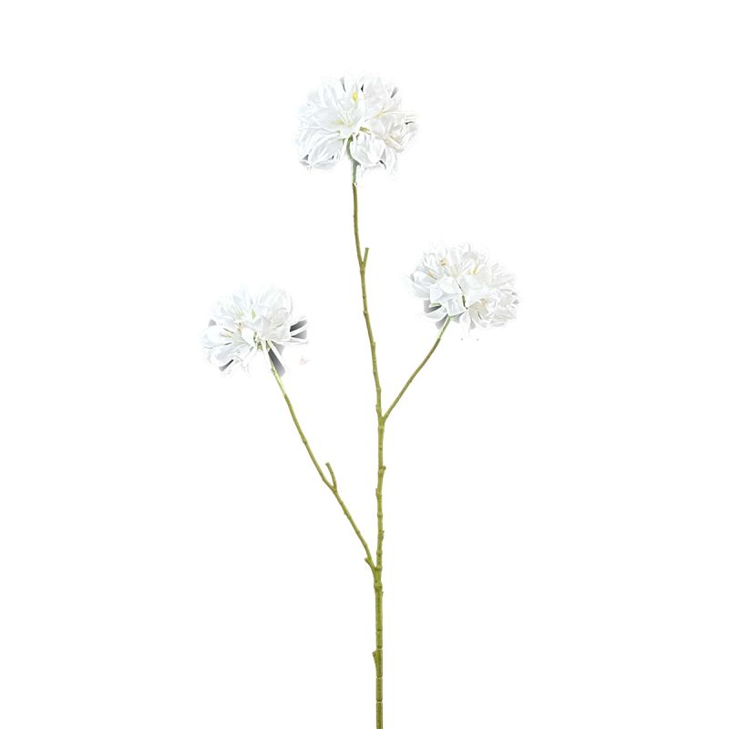 Scabiosa spray x3 white 80cm