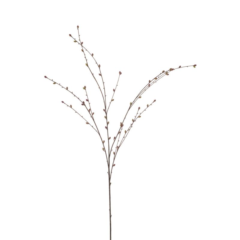 Pussy willow spray burgundy 120cm