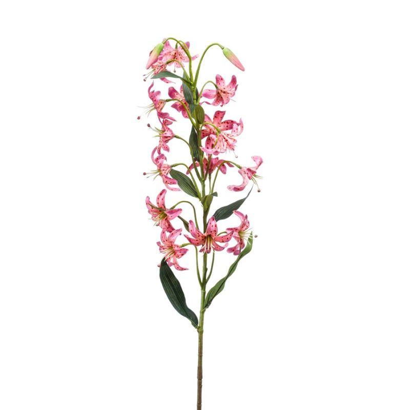 Lily spray tt pink 80cm